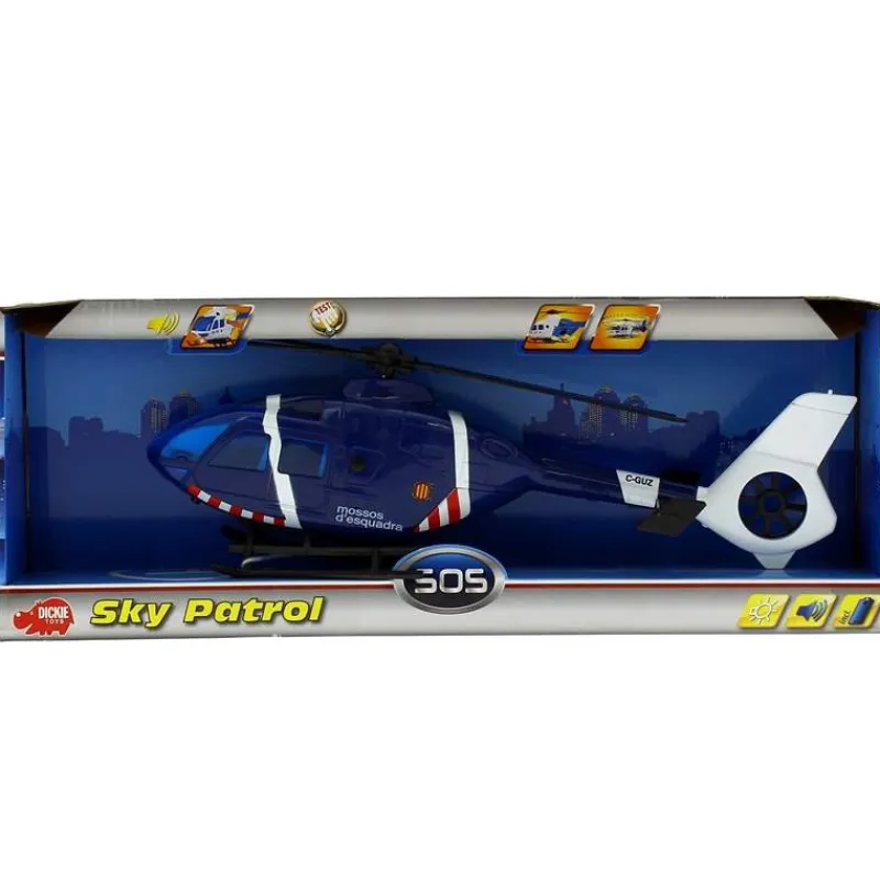 Helicóptero de los Mossos de Juguete*MAJORETTE Discount