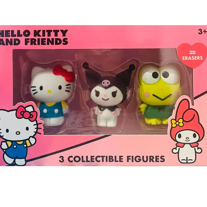 Hello Kitty & Friends Pack Gomas 3D*SELECCION DRIM Outlet