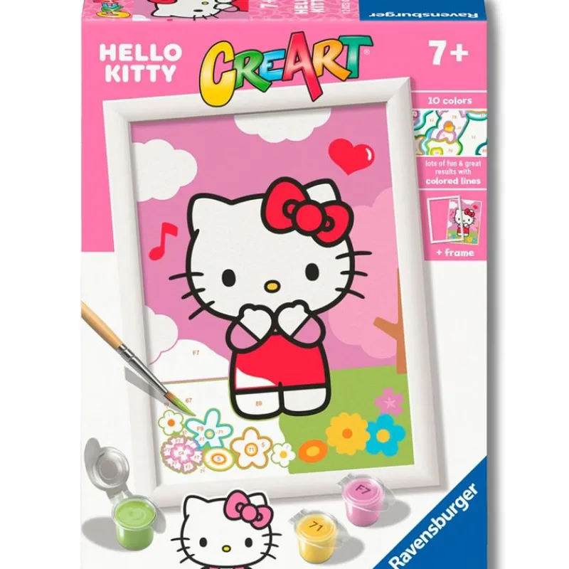 RAVENSBURGER Manualidades-Hello Kitty CreArt Pintar x Números