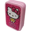 SELECCION DRIM Escolar-Hello Kitty Estuche Triple My Style