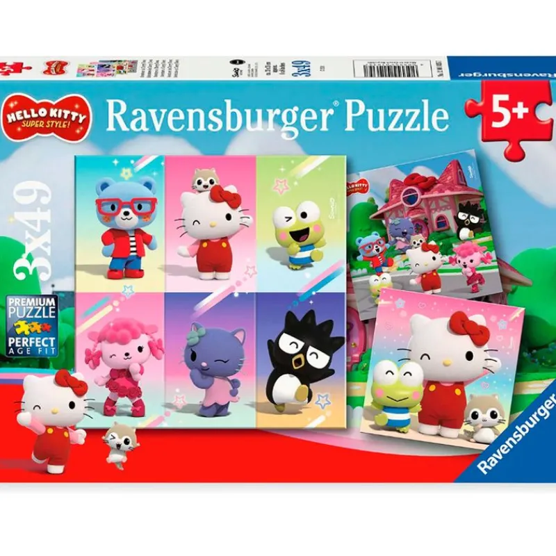 Hello Kitty Puzzle 3x49 Piezas*RAVENSBURGER Online