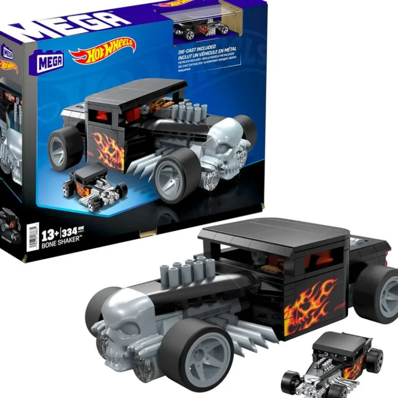 MATTEL Coches Otras Escalas|Vehículos, Trenes Y Parkings-Hot Wheels Bone Shaker Coche Construcción