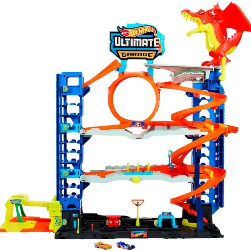 MATTEL Vehículos, Trenes Y Parkings-Hot Wheels City Megagaraje Ultimate Garage