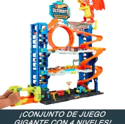 MATTEL Vehículos, Trenes Y Parkings-Hot Wheels City Megagaraje Ultimate Garage