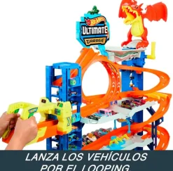 MATTEL Vehículos, Trenes Y Parkings-Hot Wheels City Megagaraje Ultimate Garage