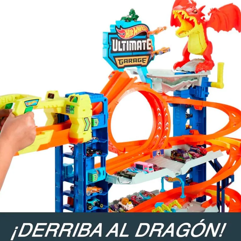 MATTEL Vehículos, Trenes Y Parkings-Hot Wheels City Megagaraje Ultimate Garage