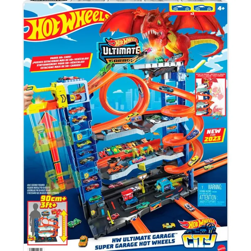 MATTEL Vehículos, Trenes Y Parkings-Hot Wheels City Megagaraje Ultimate Garage