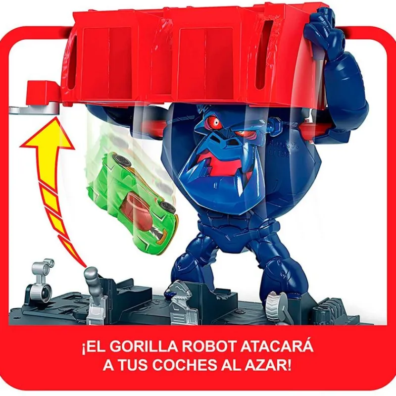 MATTEL Vehículos, Trenes Y Parkings-Hot Wheels City Taller Furia del Gorila