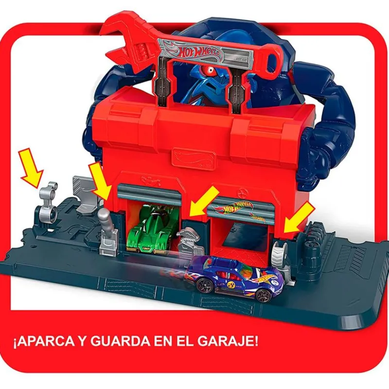 MATTEL Vehículos, Trenes Y Parkings-Hot Wheels City Taller Furia del Gorila
