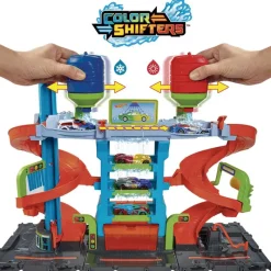 MATTEL Vehículos, Trenes Y Parkings-Hot Wheels Color Shifters Mega Torre Lavado Coches