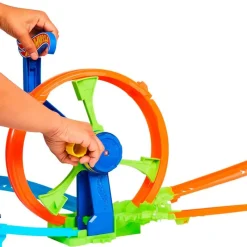 MATTEL Vehículos, Trenes Y Parkings-Hot Wheels Launch and Loop Pista