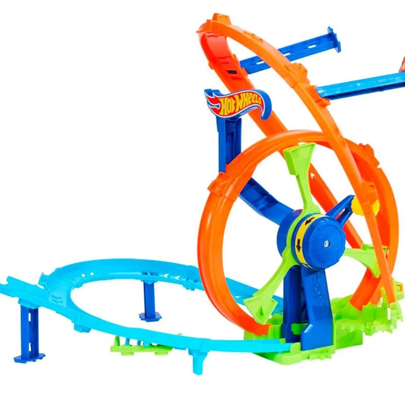 MATTEL Vehículos, Trenes Y Parkings-Hot Wheels Launch and Loop Pista