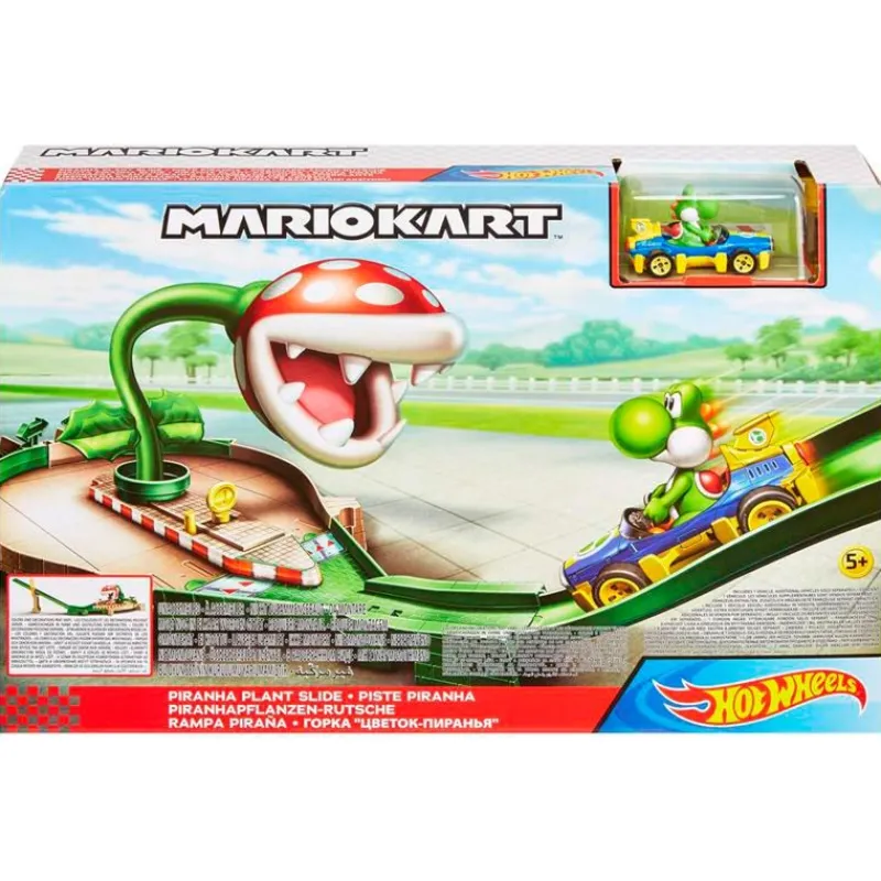 MATTEL Vehículos, Trenes Y Parkings-Hot Wheels Mario Kart Rampa Piraña
