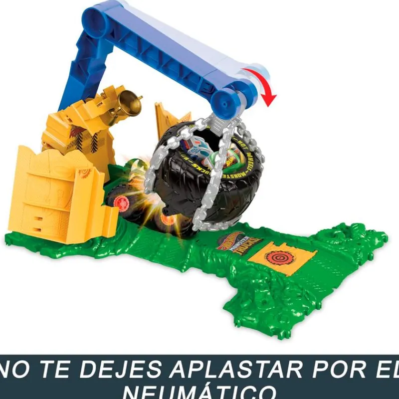 MATTEL Vehículos, Trenes Y Parkings-Hot Wheels Monster Truck Smasher Rhinomite