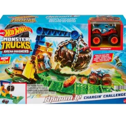 MATTEL Vehículos, Trenes Y Parkings-Hot Wheels Monster Truck Smasher Rhinomite