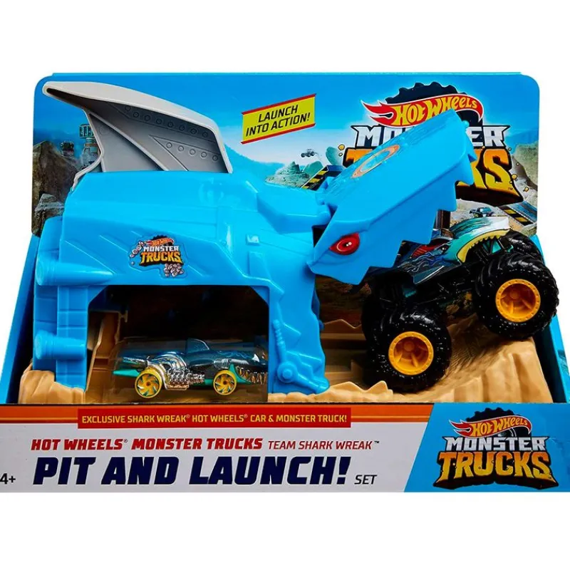 MATTEL Vehículos, Trenes Y Parkings-Hot Wheels Monster Truck Lanzador Surtido