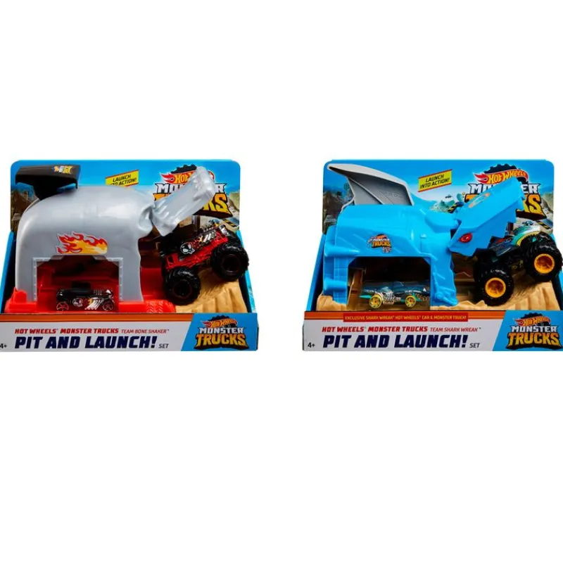MATTEL Vehículos, Trenes Y Parkings-Hot Wheels Monster Truck Lanzador Surtido