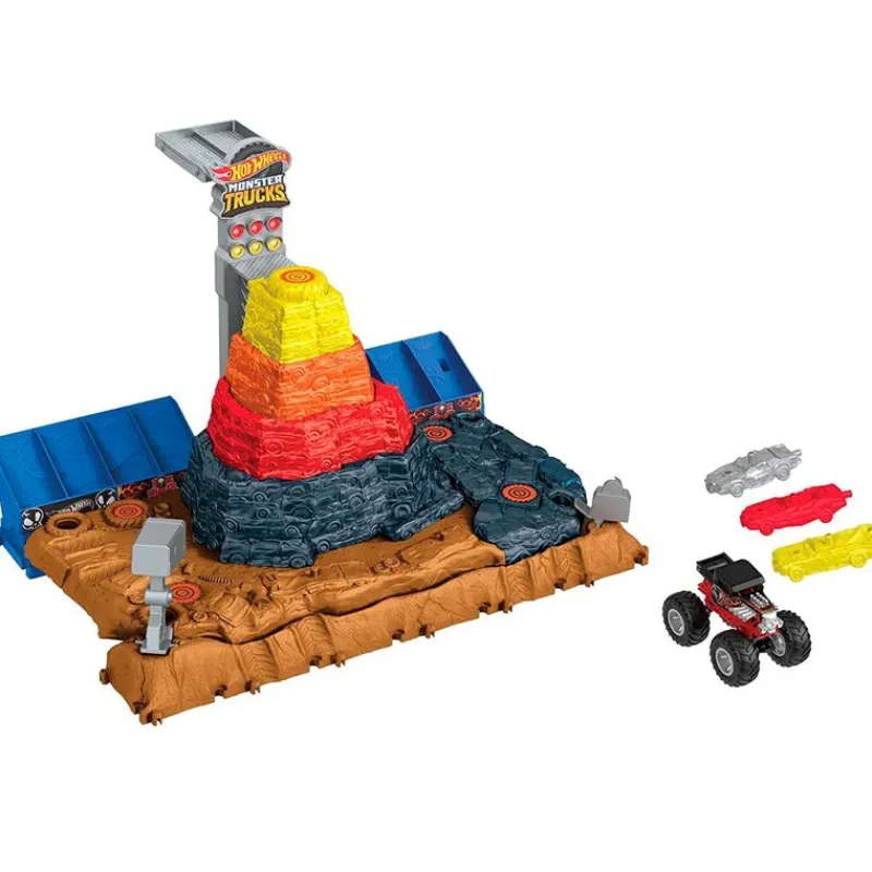 Hot Wheels Monster Truck Pista Central*MATTEL
