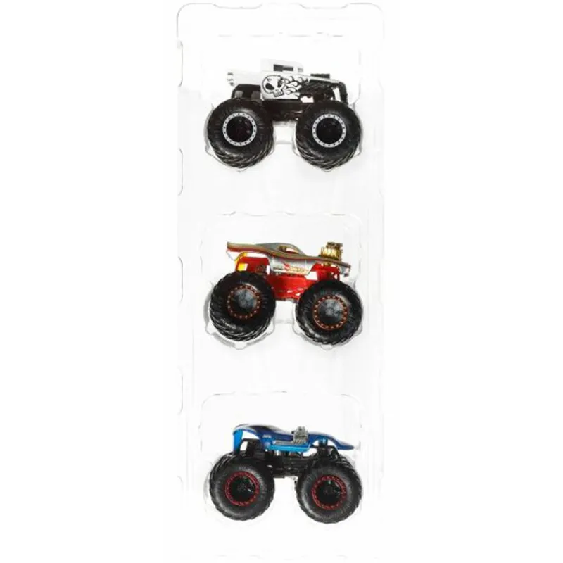 MATTEL Vehículos, Trenes Y Parkings-Hot Wheels Monster Trucks Pack 3 Vehículos