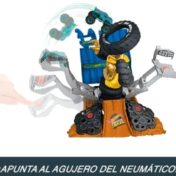MATTEL Vehículos, Trenes Y Parkings-Hot Wheels Monster Trucks Arena Smashers Mega Wrex Vs Crushzilla Takedown