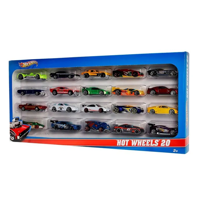 MATTEL Vehículos, Trenes Y Parkings-Hot Wheels Pack 20 Vehículos