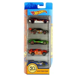 Hot Wheels Pack 5 Vehículos Surtidos*MATTEL Outlet