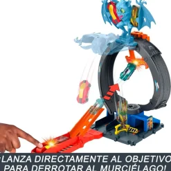 MATTEL Vehículos, Trenes Y Parkings-Hot Wheels Pista Ataque de Murciélago