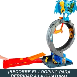 MATTEL Vehículos, Trenes Y Parkings-Hot Wheels Pista Ataque de Murciélago