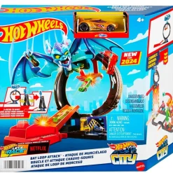 MATTEL Vehículos, Trenes Y Parkings-Hot Wheels Pista Ataque de Murciélago