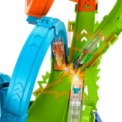 Hot Wheels Pista Colisión de 4 Loopings*MATTEL Hot