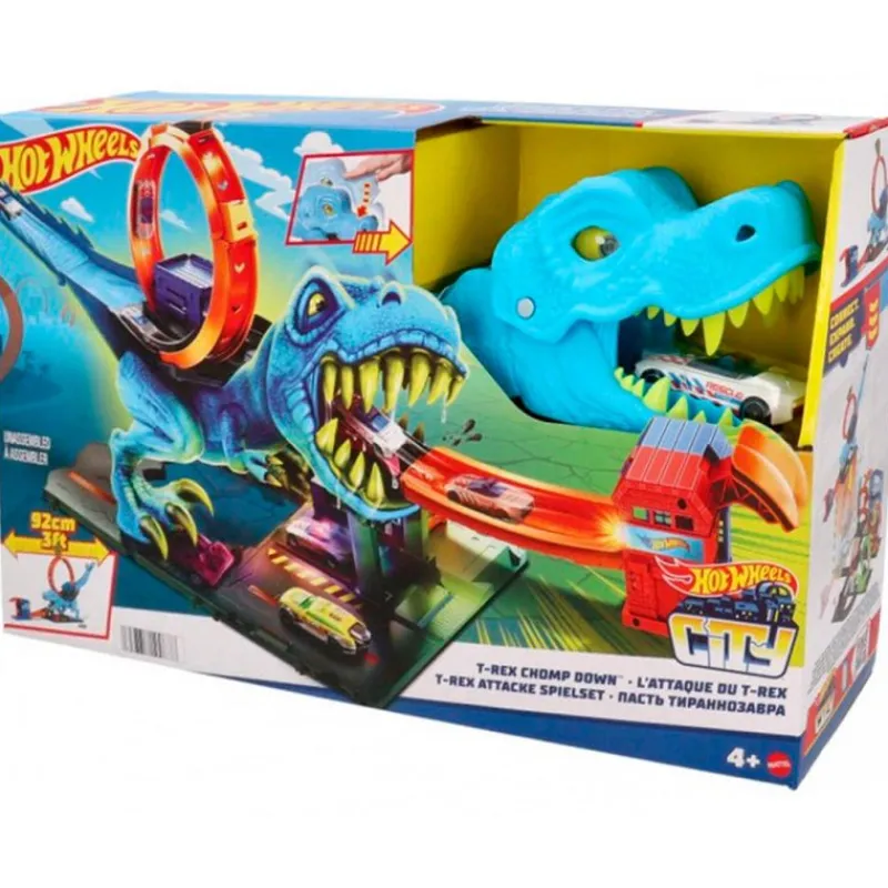 Hot Wheels Pista Desafío del T-Rex*MATTEL Outlet