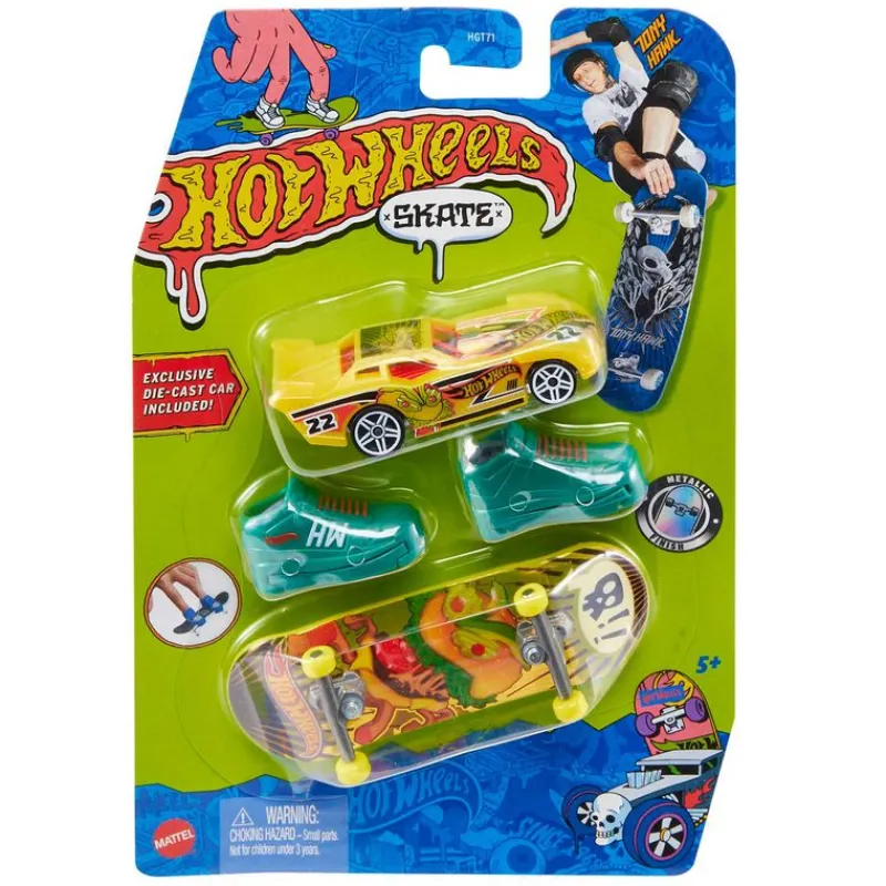 MATTEL Vehículos, Trenes Y Parkings-Hot Wheels Skate Pack con Vehículo Surtido