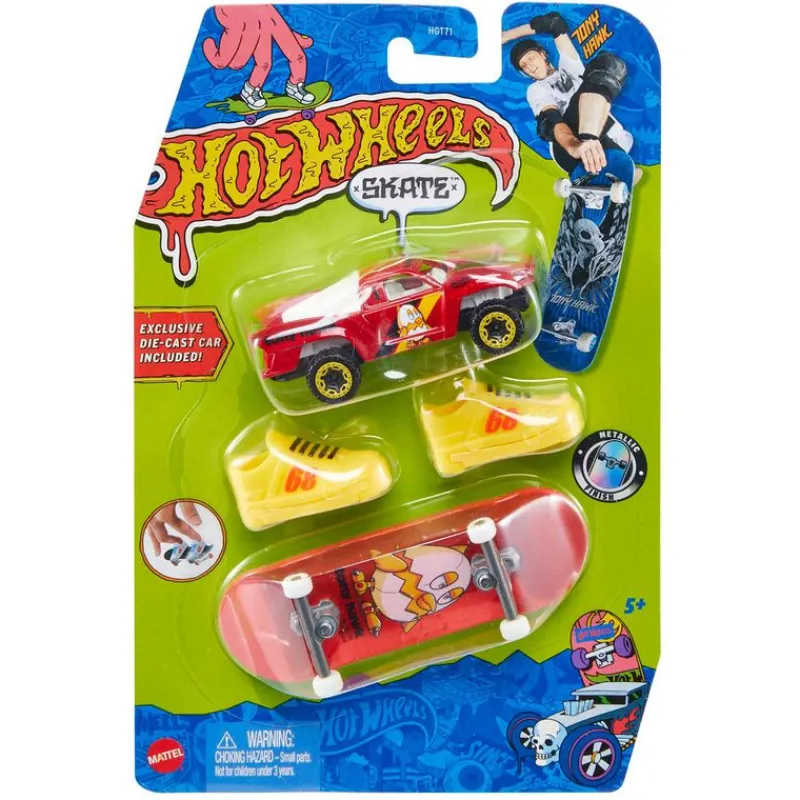 MATTEL Vehículos, Trenes Y Parkings-Hot Wheels Skate Pack con Vehículo Surtido