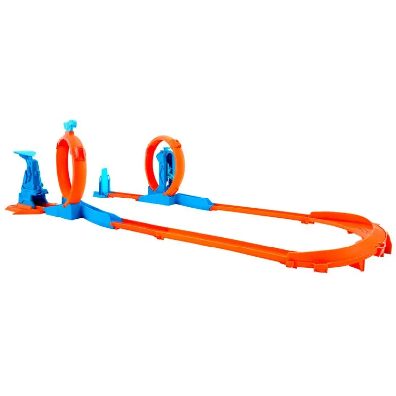 MATTEL Vehículos, Trenes Y Parkings-Hot Wheels Track Creator Triple Looping