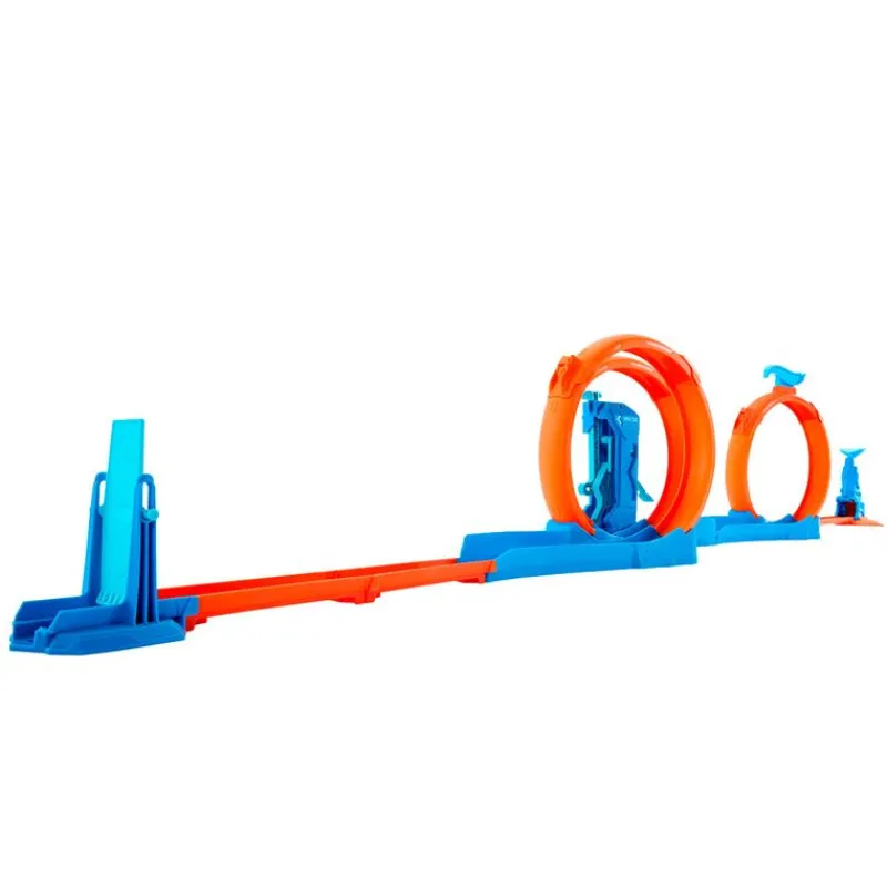 MATTEL Vehículos, Trenes Y Parkings-Hot Wheels Track Creator Triple Looping