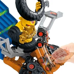 MATTEL Vehículos, Trenes Y Parkings-Hot Wheels Trucks Arena Mega Wrex vs Crushzilla