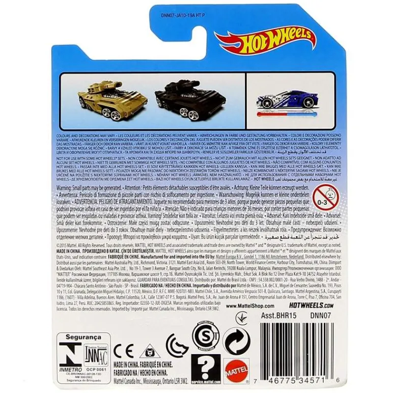 MATTEL Vehículos, Trenes Y Parkings-Hot Wheels Vehículo Color Shifters 1:64 Surtido