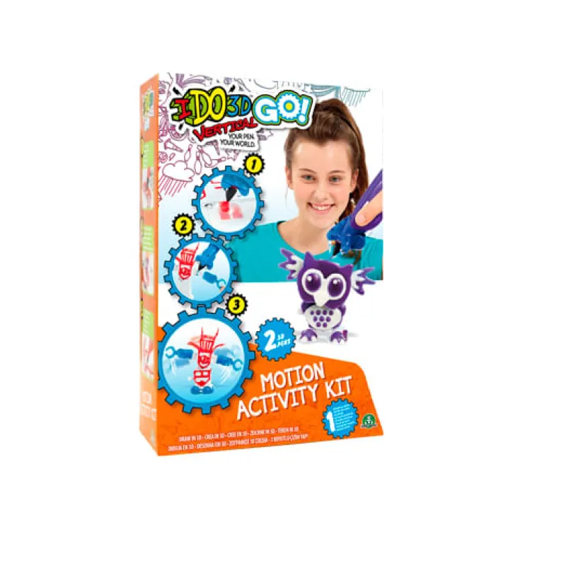 GIOCHI PREZIOSI Manualidades-Ido 3D Go Activity Kit 2 Bolígrafos 3D