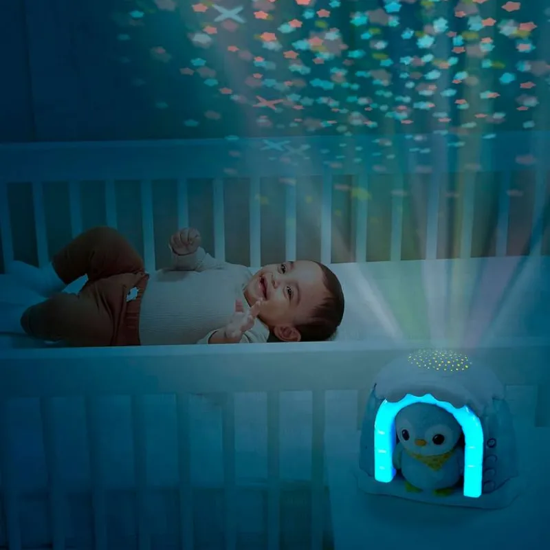 VTECH Primera Infancia Y Preescolar-Iglú Proyector Peluchito Pingüino