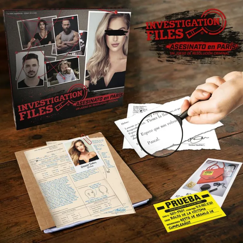 GOLIATH Juegos De Mesa-Investigation Files: Asesinato en París