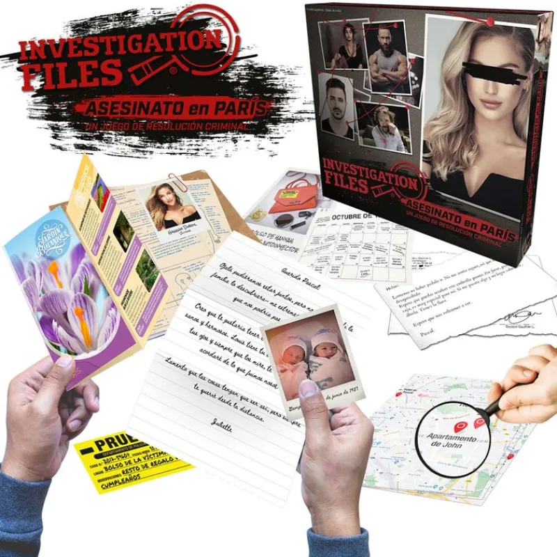 GOLIATH Juegos De Mesa-Investigation Files: Asesinato en París