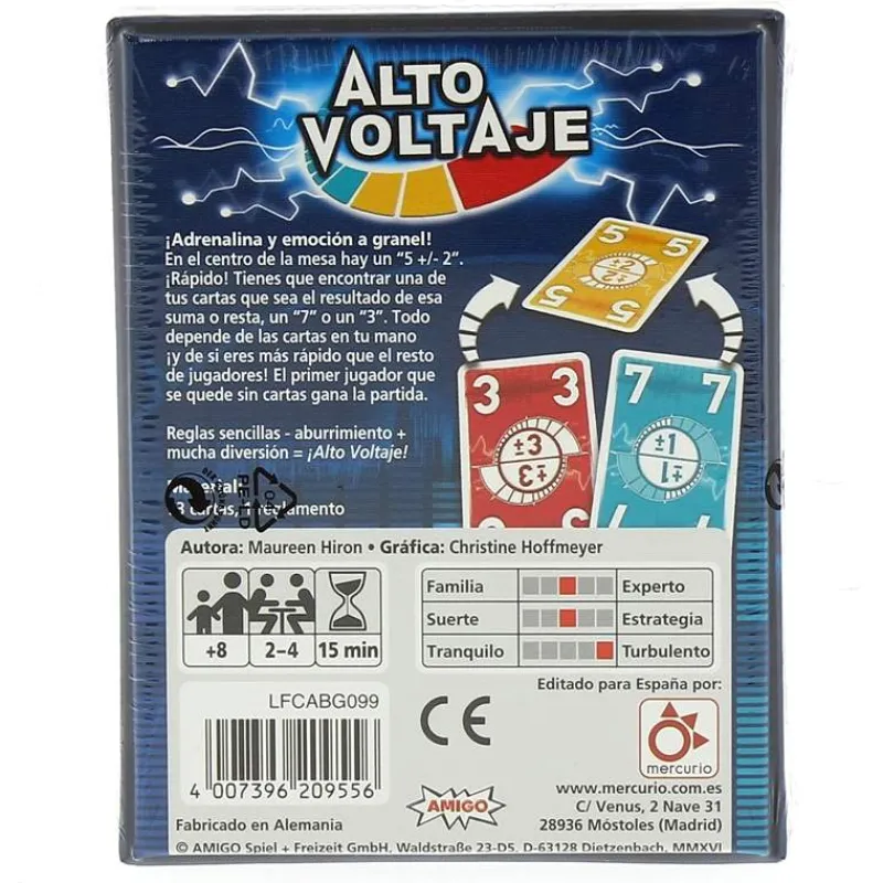 Juego Alto Voltaje*MERCURIO Discount