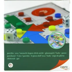CAYRO Juegos De Mesa-Juego del Parchís y La Oca Magnético