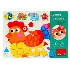 GOULA Juegos Y Juguetes Educativos-Juego Educativo Animal Stickers Foam