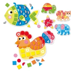 GOULA Juegos Y Juguetes Educativos-Juego Educativo Animal Stickers Foam