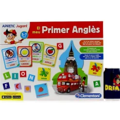 CLEMENTONI Juegos Y Juguetes Educativos-Juego Educativo El Meu Primer Anglés (Catalán)