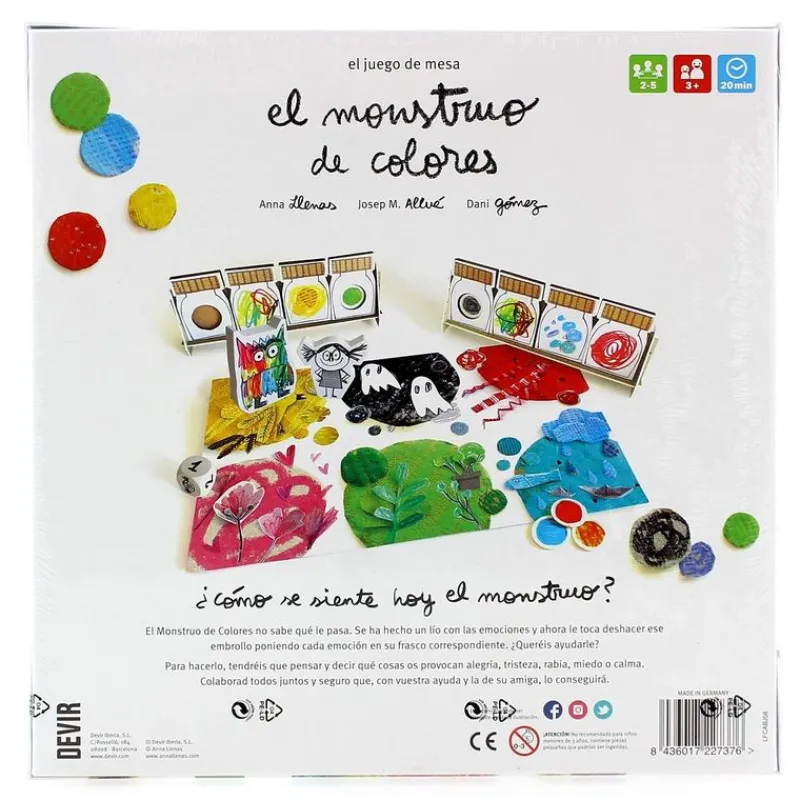 Juego El Monstruo de colores*DEVIR Online