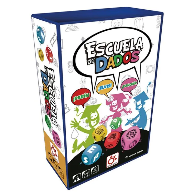 MERCURIO Amigos Y Familia-Juego Escuela de Dados