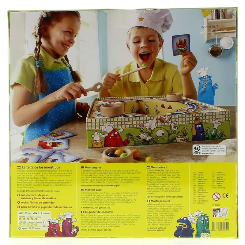 HABA Amigos Y Familia-Juego la Tarta de los Monstruos