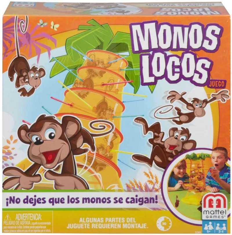 MATTEL Juegos De Mesa-Juego Monos Locos -